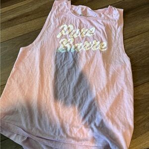 Pure Barre Pink Tank Top